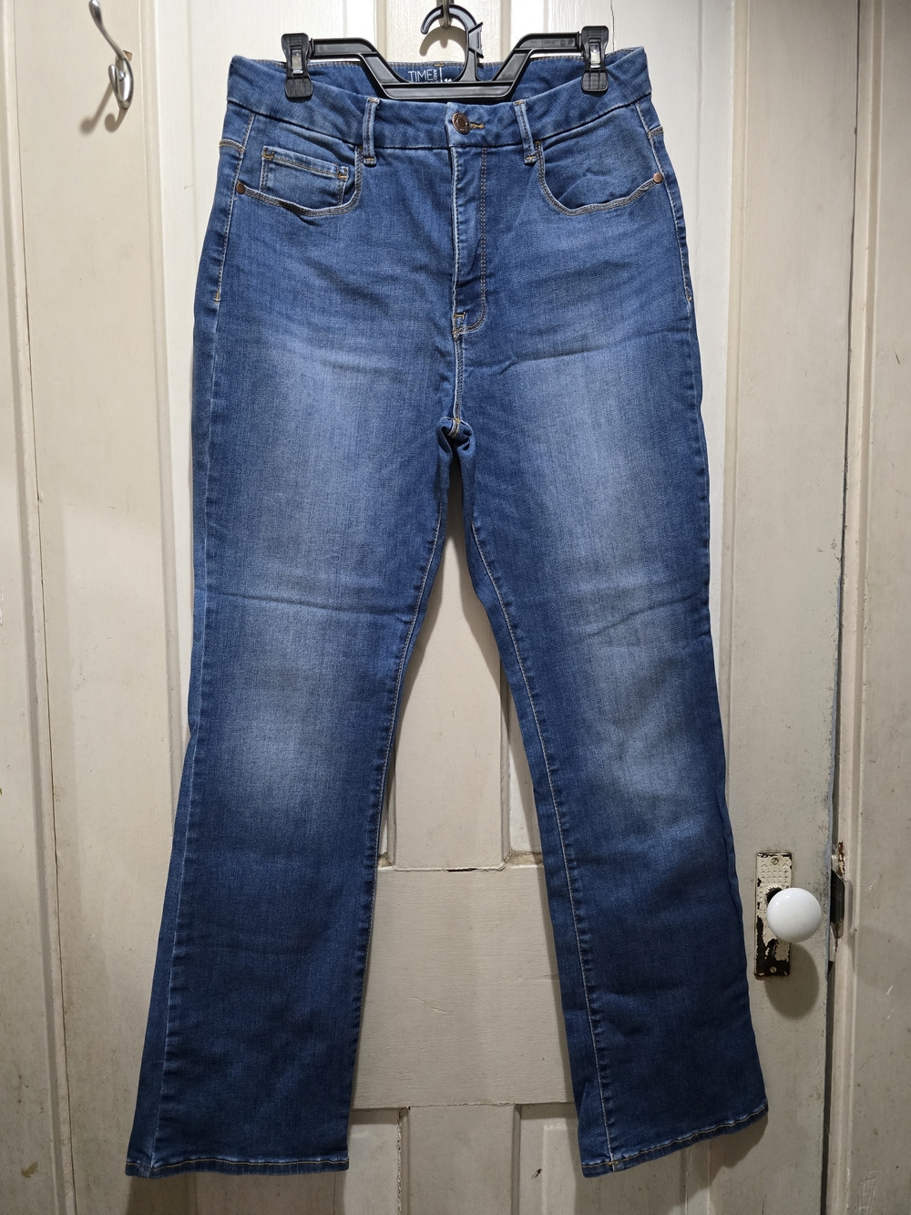 Time and Tru Medium Blue Straight Leg Jeans